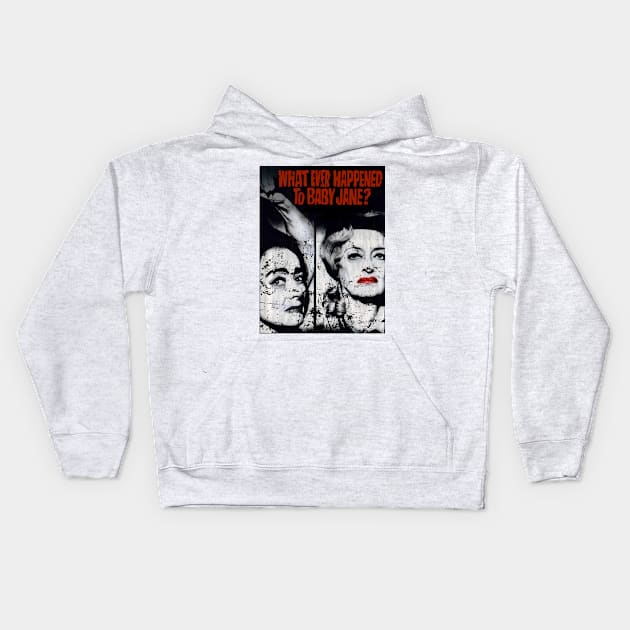 Whatever Happened To Baby Jane Kids Hoodie by Milda Gobhi